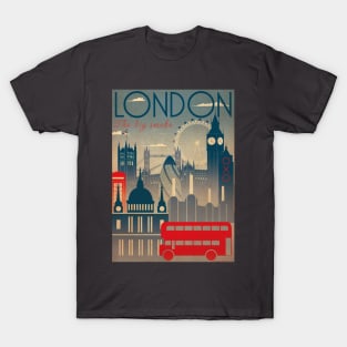 Vintage Travel Poster - Sooty London T-Shirt